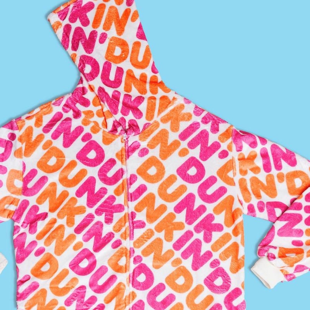 Dunkin Donuts Zipup Jumpsuit Size Large